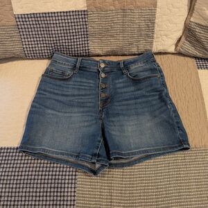 Nine West Blue Jean Shorts